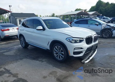 2019 BMW X3 xDrive30I z USA, uszkodzony, nr VIN 5UXTR9C53KLE21616